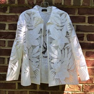 White Thai Silk jacket